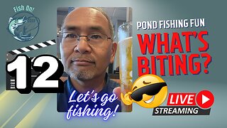 Urban Pond Fishing Ultralight Baitcasting This Time! #Mobile #Fishing #Livestream - Episode 112