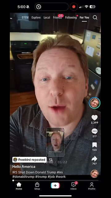 DJT Shuts Down The IRS!