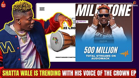 Shatta Wale's New Released ''voice of the crown'' EP Tops The Best Albums Charts