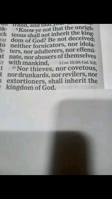 1 Corinthians 6:9-10