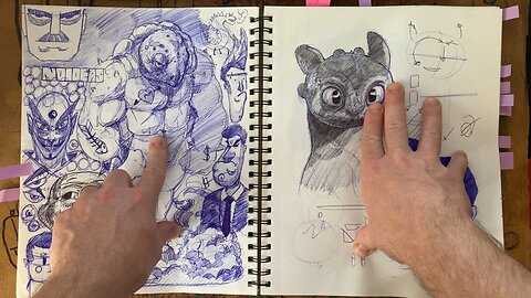 🔥 This Week in My Sketchbook #2 | Sketchbook Tour + New Drawings & Art Progress 🎨