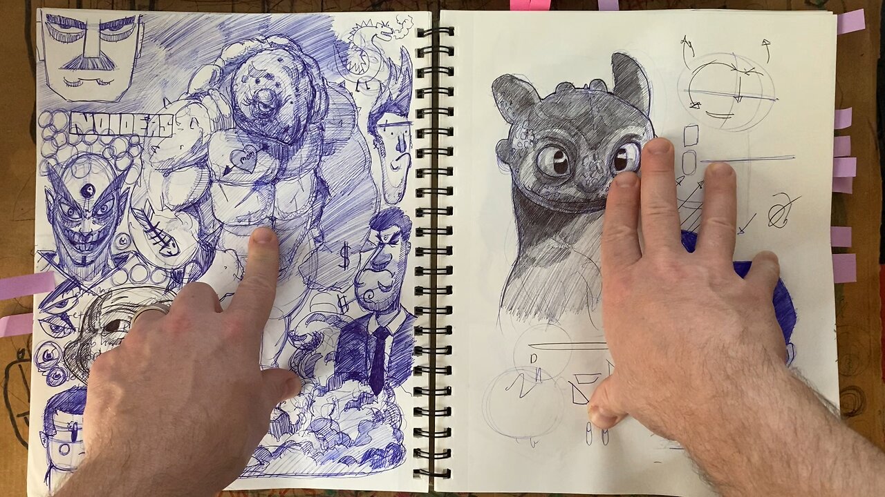 🔥 This Week in My Sketchbook #2 | Sketchbook Tour + New Drawings & Art Progress 🎨