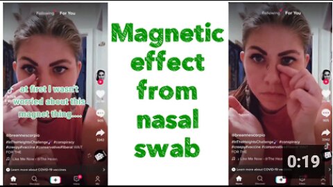 "Nasal Swab's Magnetic Effect"