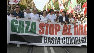 ITALIONI E GRAN TESTE DI GAZA IN PIAZZA IN UN ITALIA PRONTA A UN ALTRO REFERENDUM INUTILE