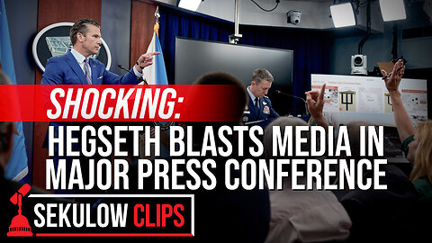 SHOCKING: Hegseth Blasts Media in Major Press Conference