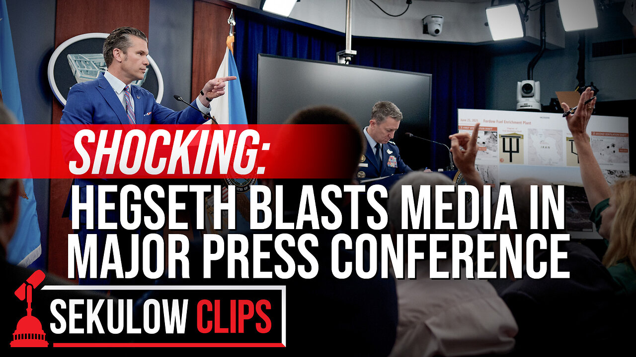 SHOCKING: Hegseth Blasts Media in Major Press Conference