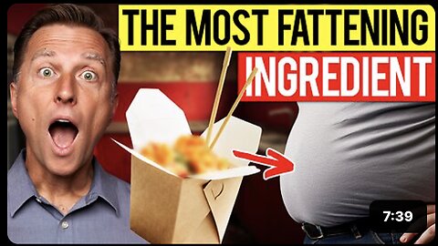 The #1 Ingredient That Makes You Fat (NOT SUGAR)
