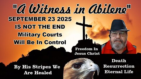 SEPTEMBER 23 2025 IS NOT THE END Military Courts Will Be In Control