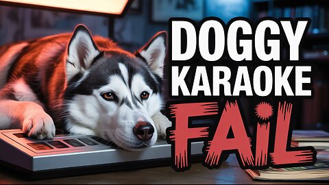 “Tired Husky After Singing! 🐶🎤 Funny Dog Moment”