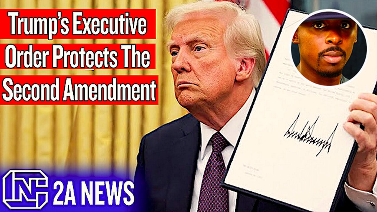 Donald Trump || Issues "Executive Order" To Protect The Second Amendment !!