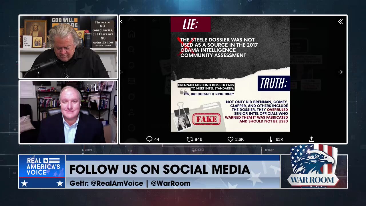 “Obama Directed It All.” John Solomon Reveals Intel Knew Steele Dossier Was Fake By December 2016