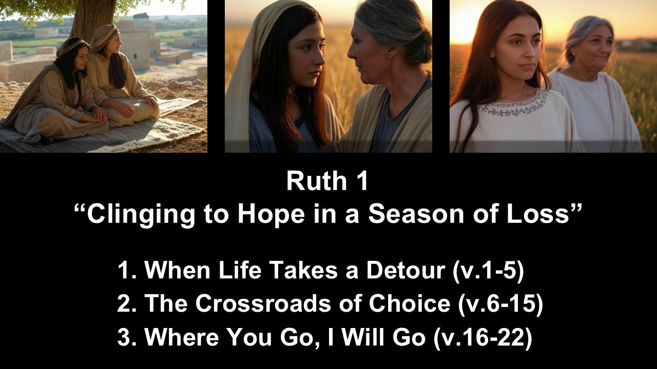 Ruth 1 “Clinging to Hope in a Season of Loss” - Calvary Chapel Fergus Falls