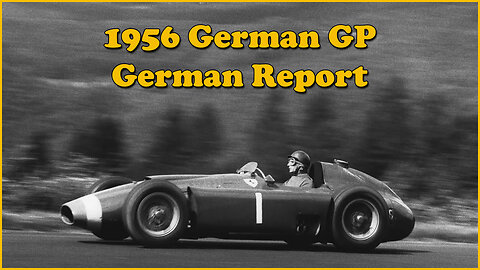 1956 German GP - German Report