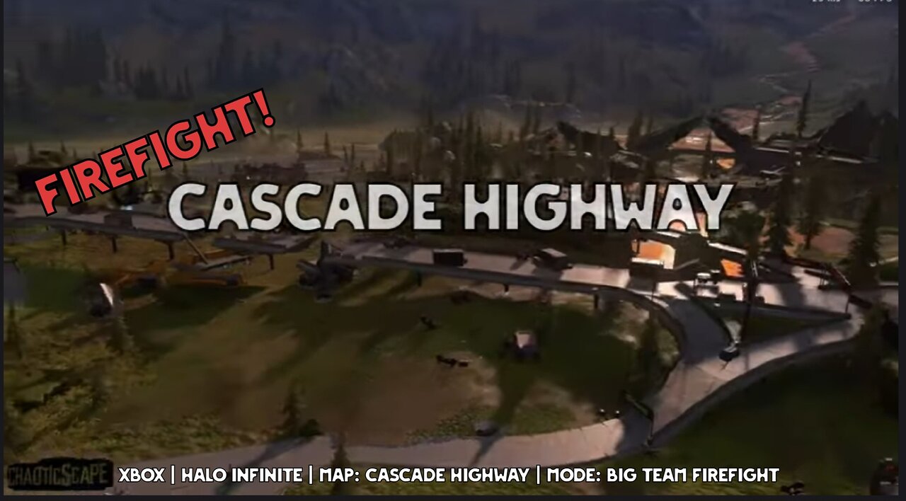 Halo Infinite Big Team FireFight: Cascade Highway Bloodbath on Xbox One X