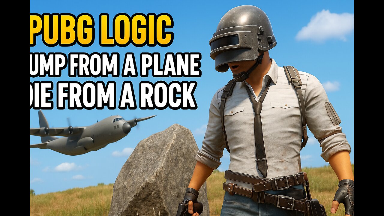 PUBG Logic: Jump from a Plane, Die from a Rock