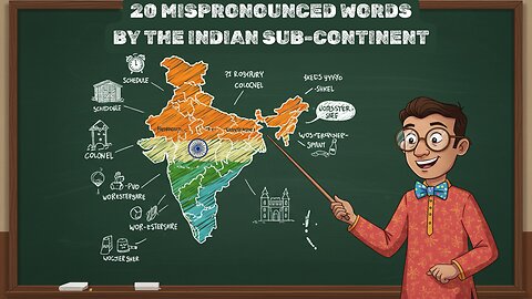 2025 - Lesson 1 - 20 MISPRONOUNCED WORDS BY THE INDIAN SUB-CONTINENT