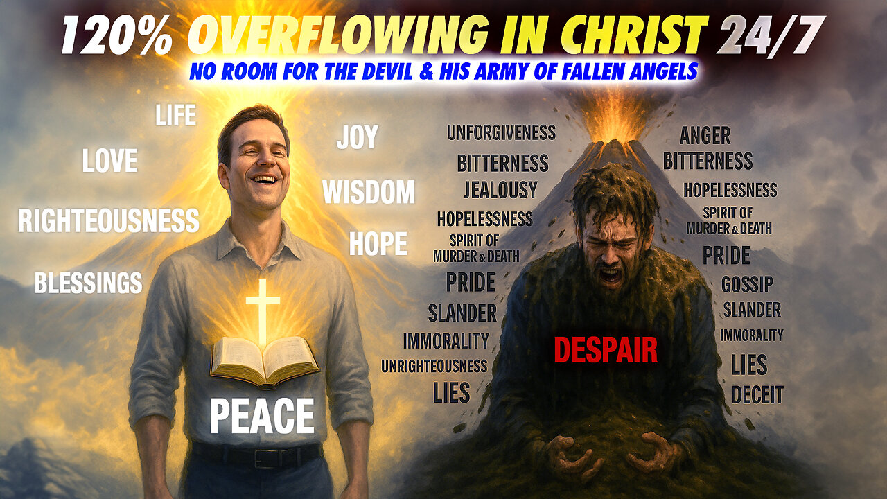 4/24/25 Thursday Discipleship - 120% Overflowing In Christ 24/7