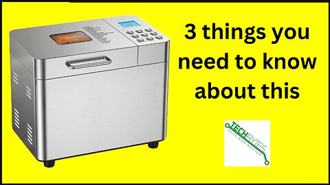 3 things you need to know about the OSIPOTO 17 in 1 Automatic Stainless Steel Bread Machine