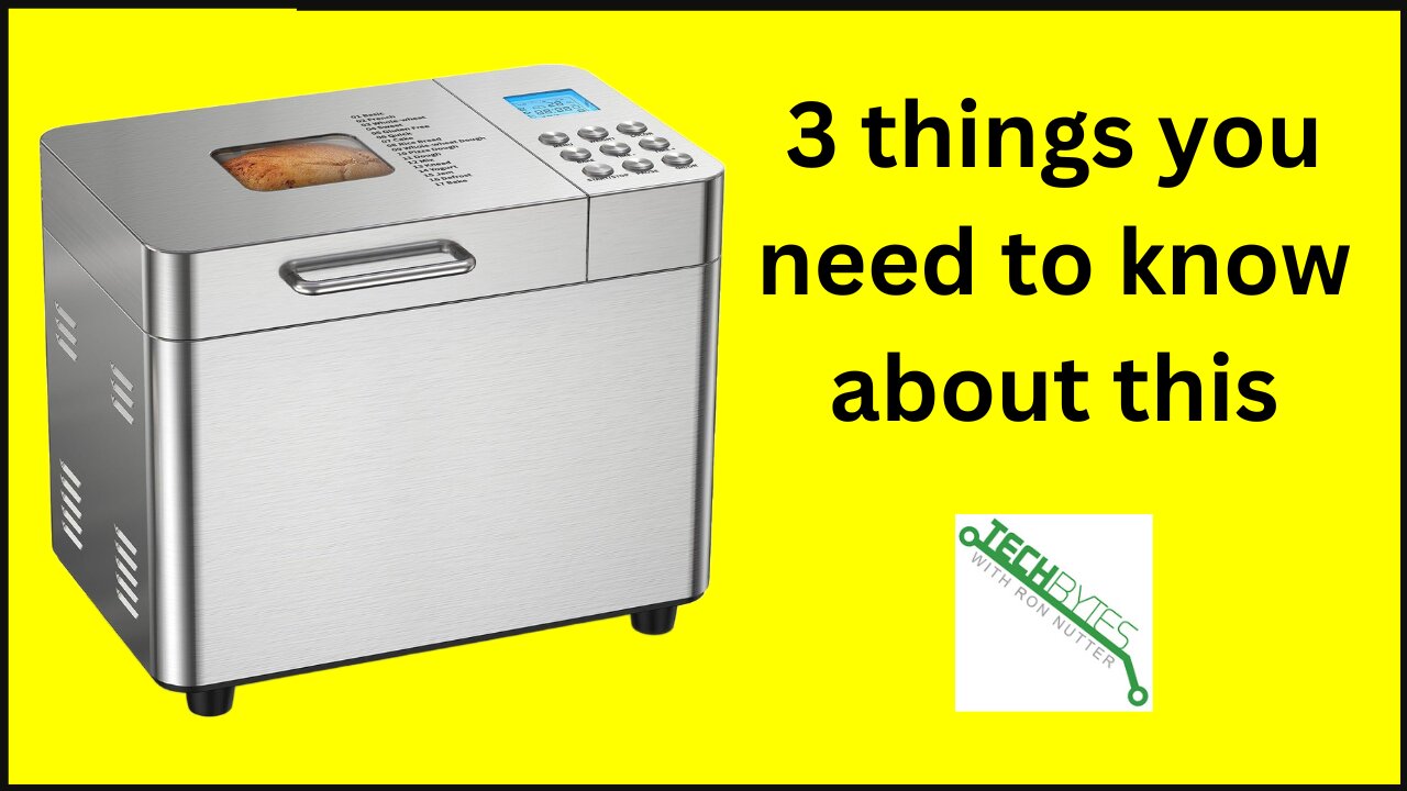 3 things you need to know about the OSIPOTO 17 in 1 Automatic Stainless Steel Bread Machine