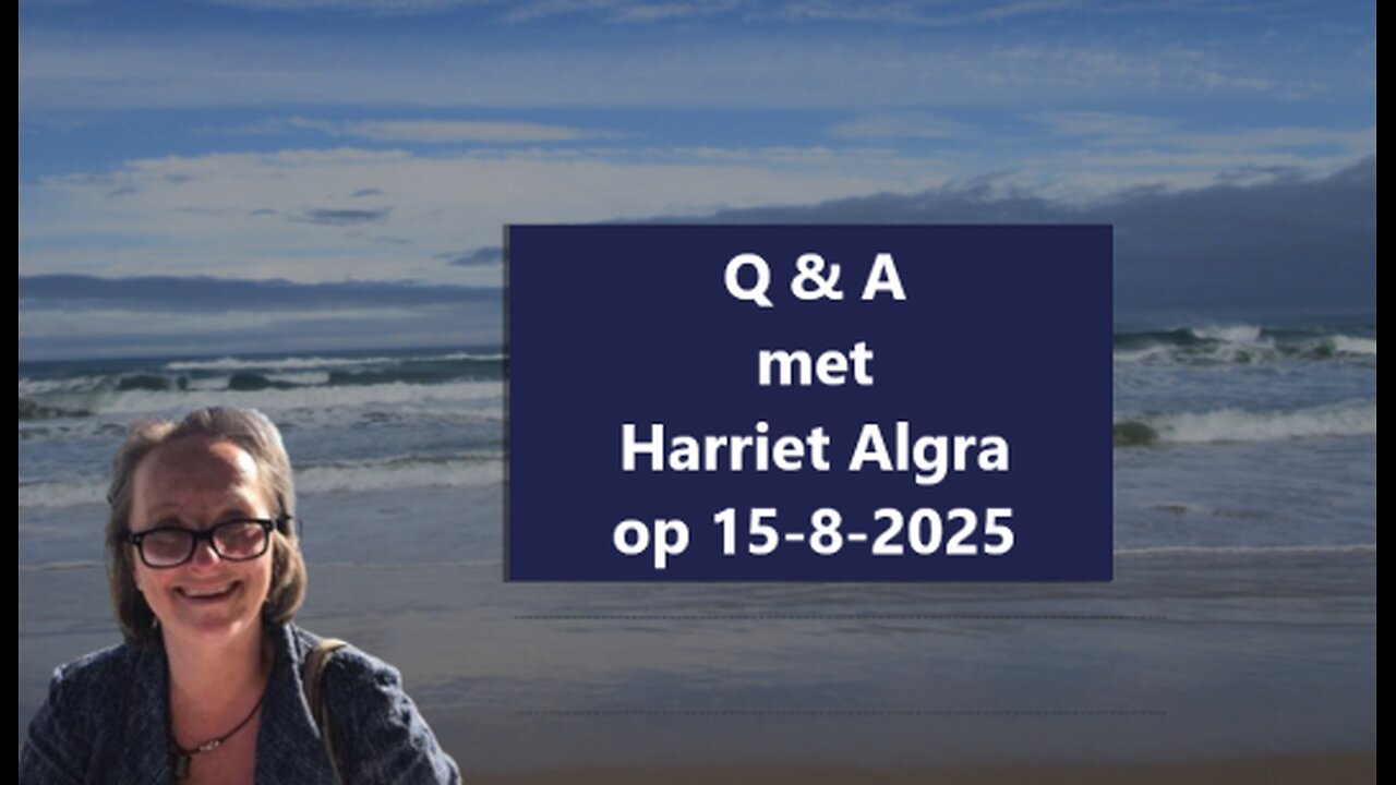 Q & A met Harriet Algra op 15 aug. 2025
