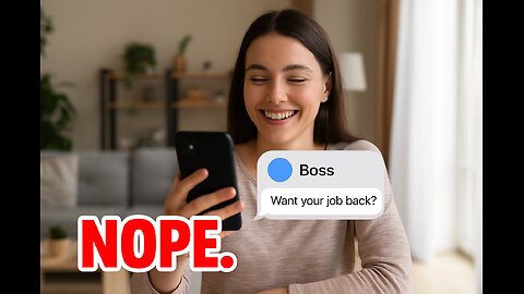 My Boss Asked Me to Come Back... Here's What I Said