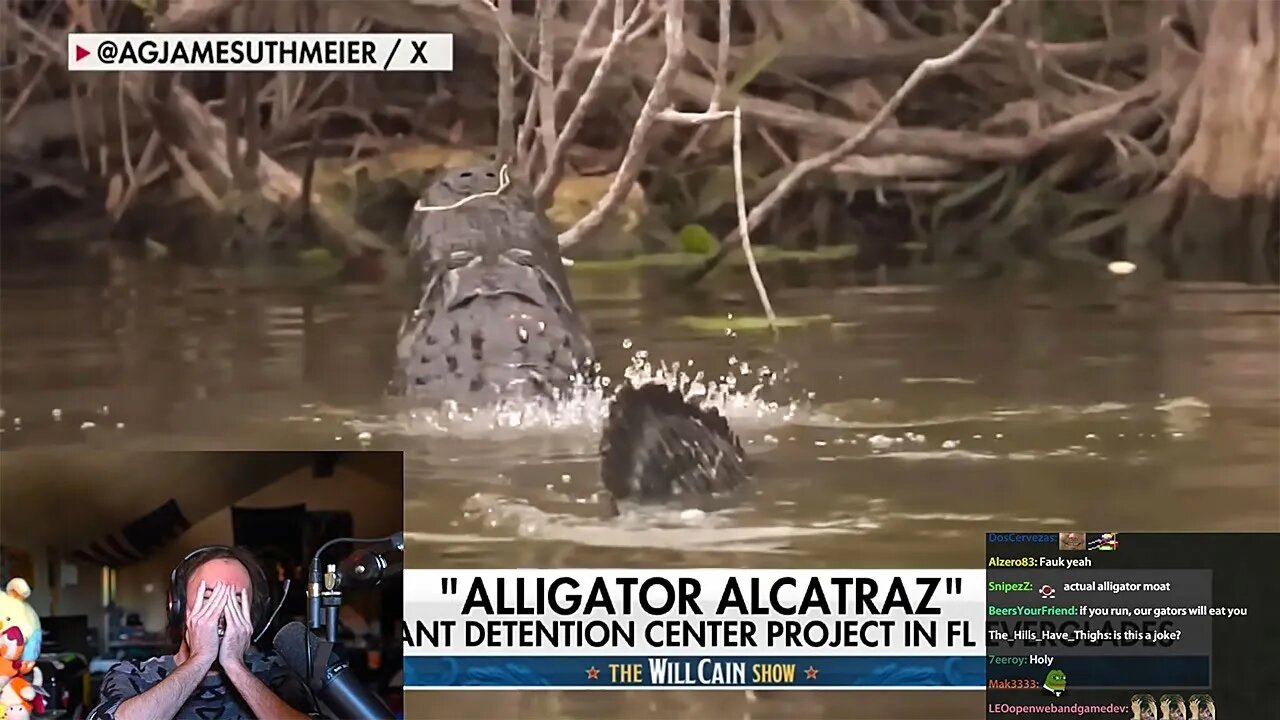 Alligator Alcatraz is real..