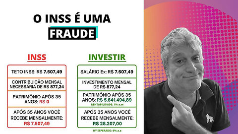 NÃO CONFIE SOMENTE NO INSS E FAÇA UMA APOSENTADORIA PRÓPRIA