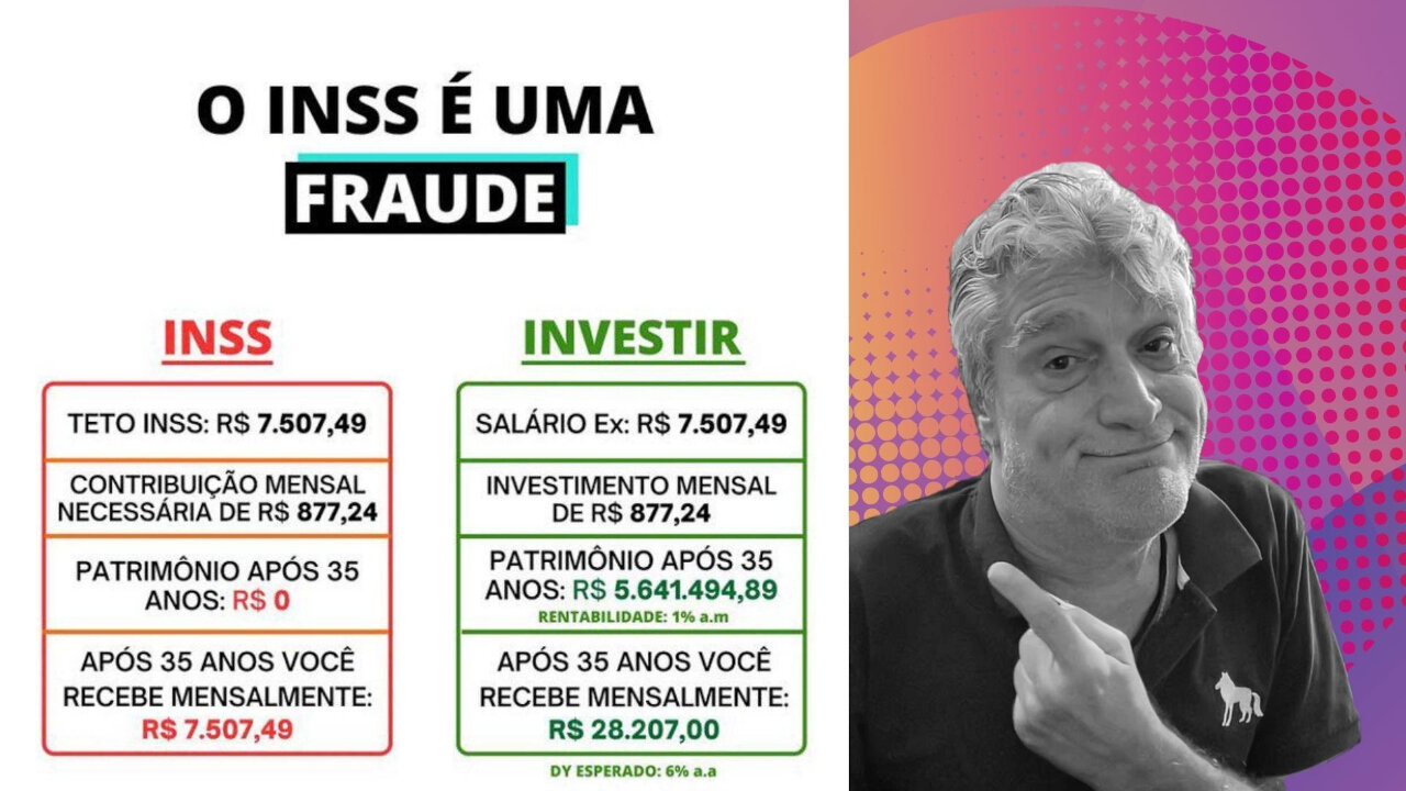 NÃO CONFIE SOMENTE NO INSS E FAÇA UMA APOSENTADORIA PRÓPRIA