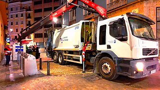 🌙 Night Street Cleaning in Tourist City | Malaga Costa del Sol Spain 4K