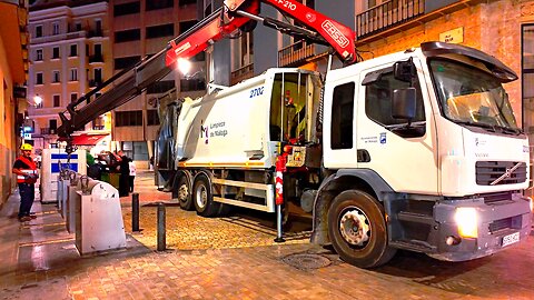 🌙 Night Street Cleaning in Tourist City | Malaga Costa del Sol Spain 4K