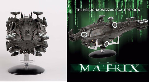 The Matrix - The Nebuchadnezzar Die-Cast Ship Model 11.8" [Master Replica's]