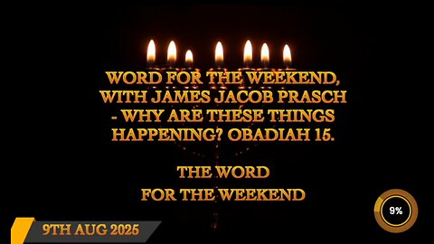 Why Are These Things Happening? Obadiah 15