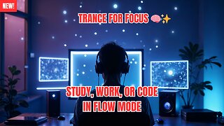 Over 1 Hour of Focus Trance — Study, Code & Work Without Distractions 🔁