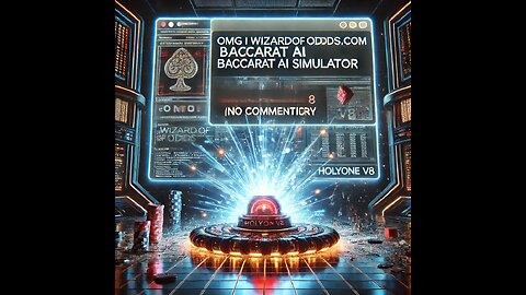 OMG I Broke WizardOfOdds.com Baccarat AI Simulator with NEW HolyOne V8 (No Commentary)