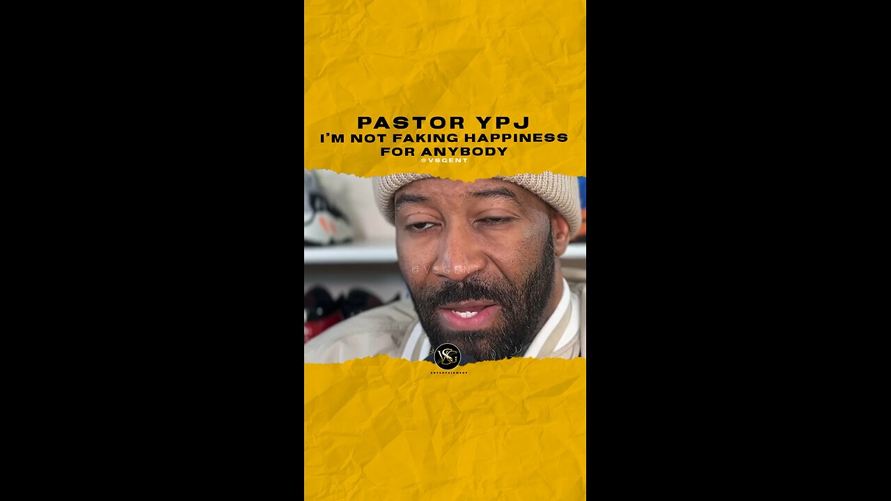 #pastorypj I’m not faking my happiness for anybody