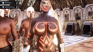 Conan Exiles beginners guide building a map room and wheel of pain Busty Boobs