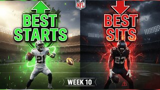 WEEK 10 FANTASY Football Game-Changers: Starts and Sits!