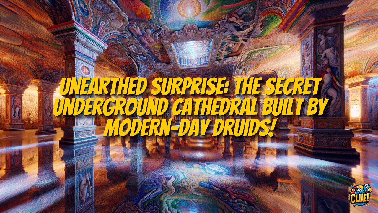 Unearthed Surprise: The Secret Underground Cathedral Built by Modern-Day Druids!