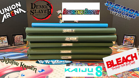 Union arena & digimon card binders update
