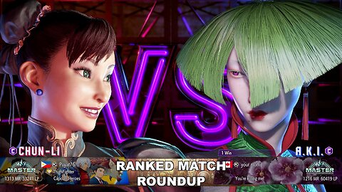 Kuya Kalbo SF6 Ranked Match Roundup. Chun Li Master Rank [Hori Fight Stick]