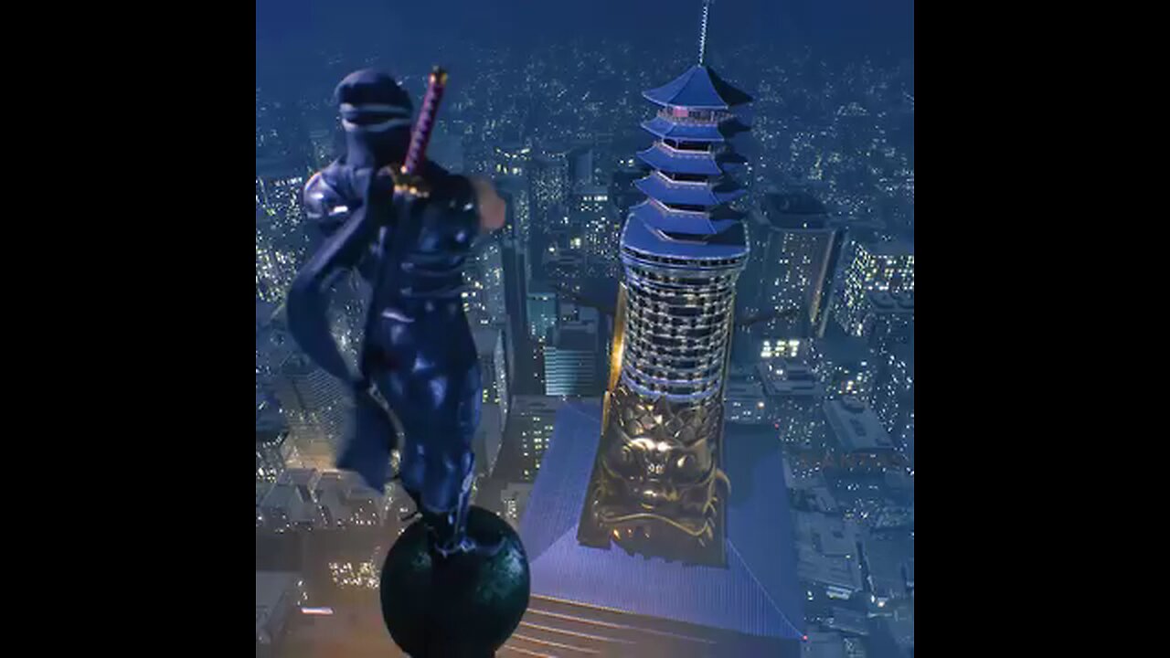 ninja game like cartoon hdr 4k