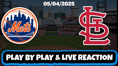 St Louis Cardinals vs New York Mets Live Reaction | MLB | 5/4 GM 1 | Cardinals vs Mets
