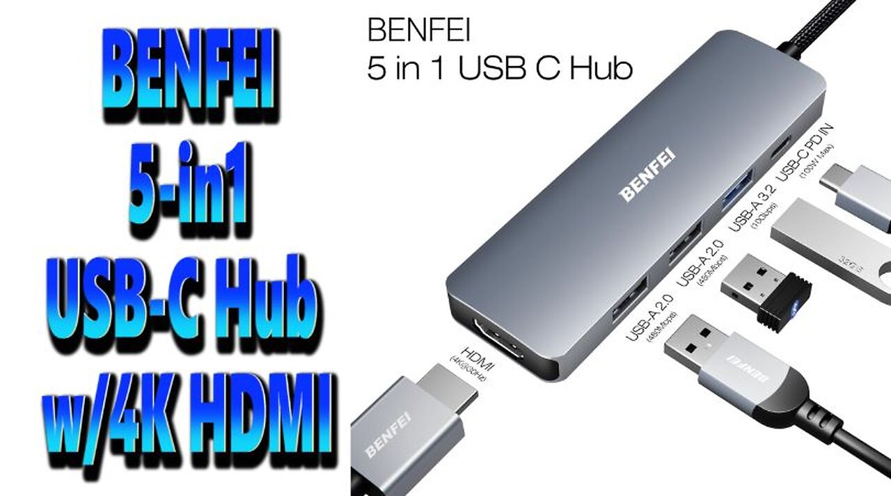 BENFEI USB-C 5-in-1 Hub