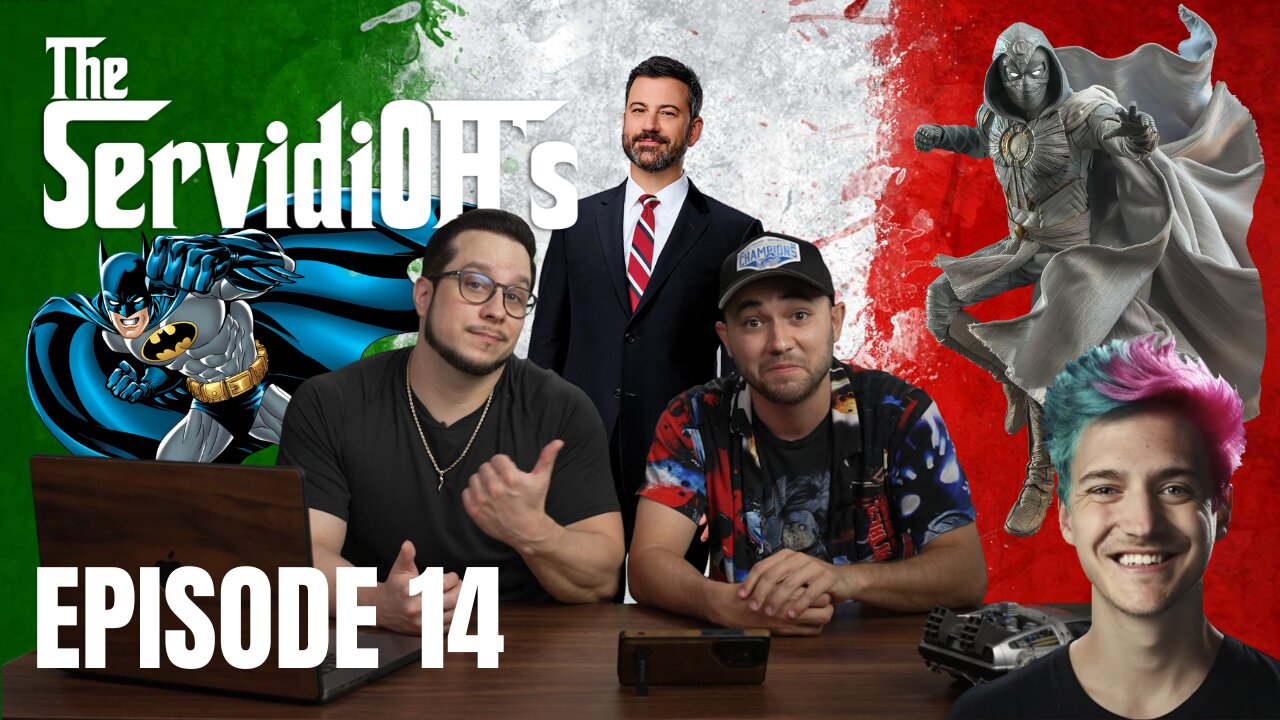 The ServidiOH's Episode 14 [Jimmy Kimmel, Batman vs MoonKnight, and Streamers are the Jabroni]