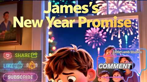 James’s New Year Promise 🎇 | Christian New Year’s Story for Kids | Faith & Kindness