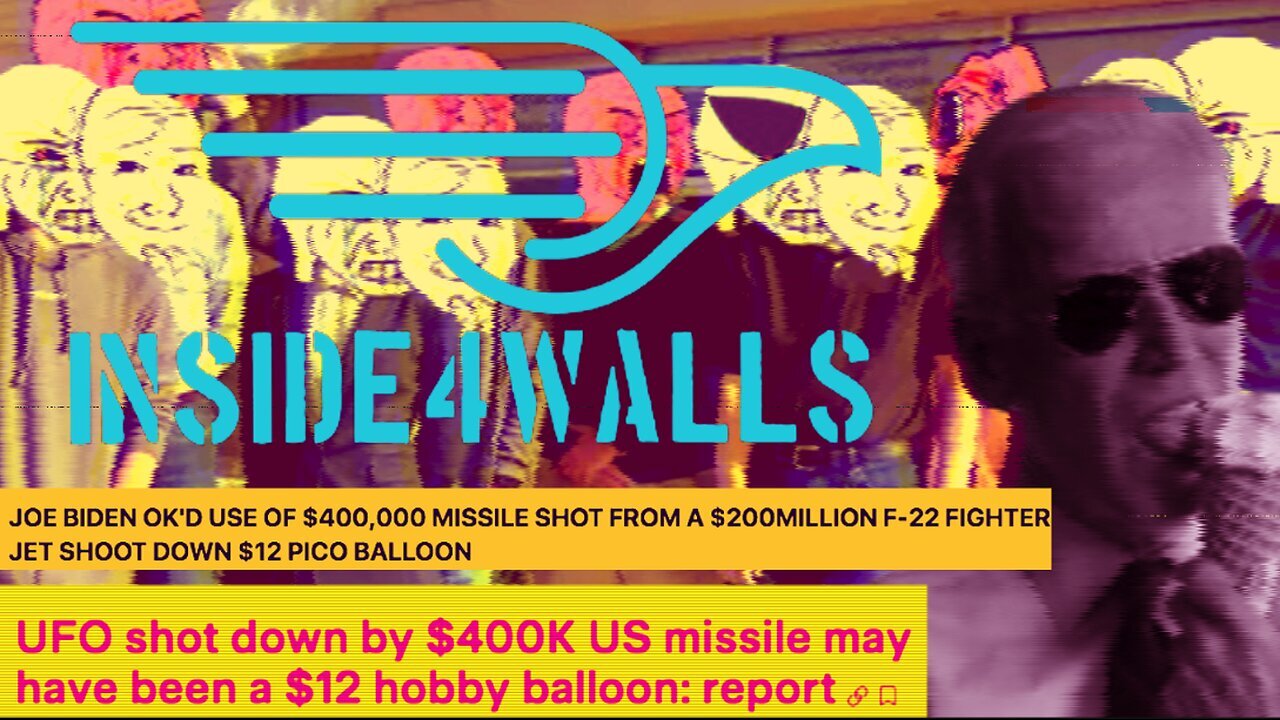 Joe Biden Okd Use Of $400,000 missile shot from a $200million F-22 fighter jet Shoot Down $12Pico