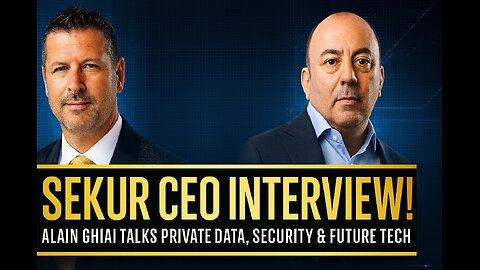 "Cyber-security Unveiled: Alain Ghiai on Sekur's Vision - A RICH TV Exclusive" 