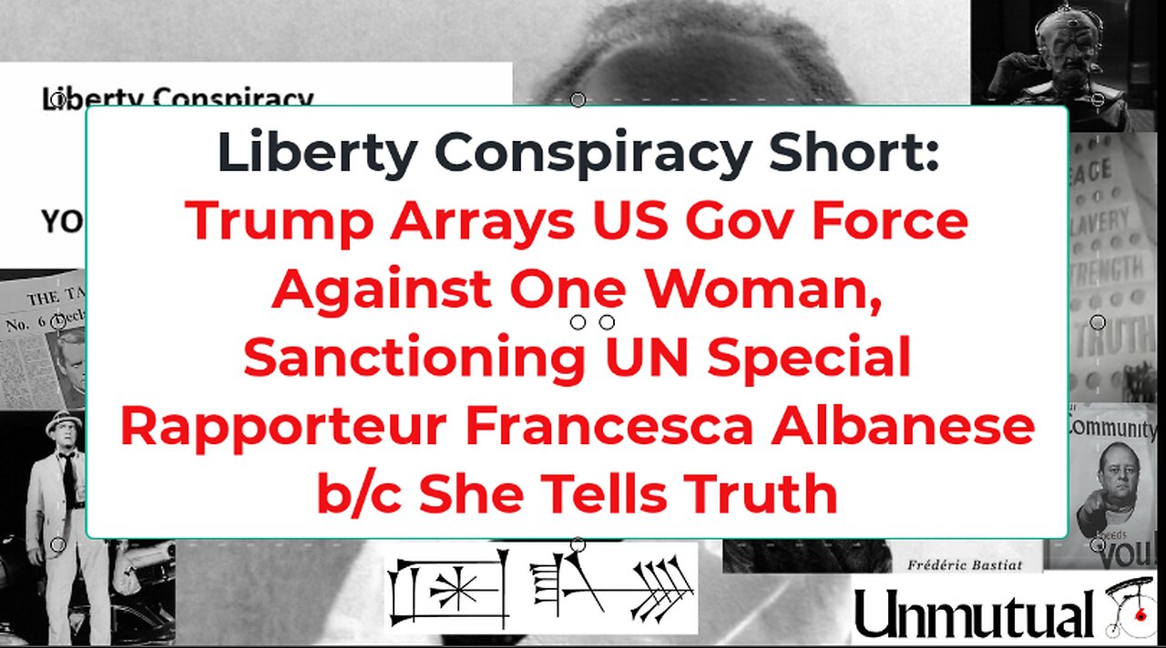 Liberty Conspiracy Short: US Sanctions Lone Heroic Peace Advocate, Albanese