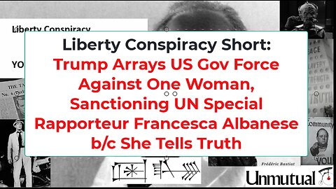 Liberty Conspiracy Short: US Sanctions Lone Heroic Peace Advocate, Albanese