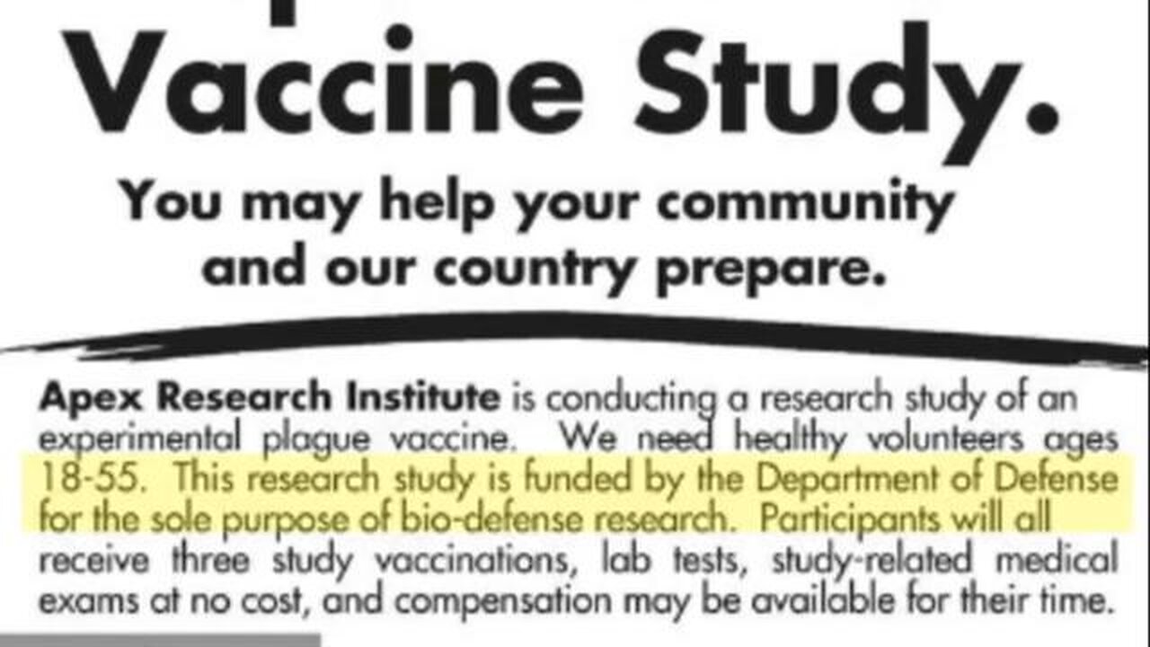 Merck Vaccines created in 1941 US Biological Weapons Program